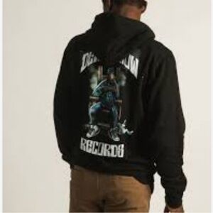 Crooks & Castles Snoop Dogg Death Row Records 4/20 Hooded Sweatshirt Black L